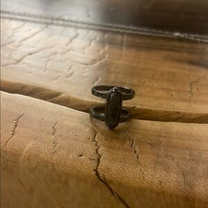 Kendra Scott Black Double Band Ring